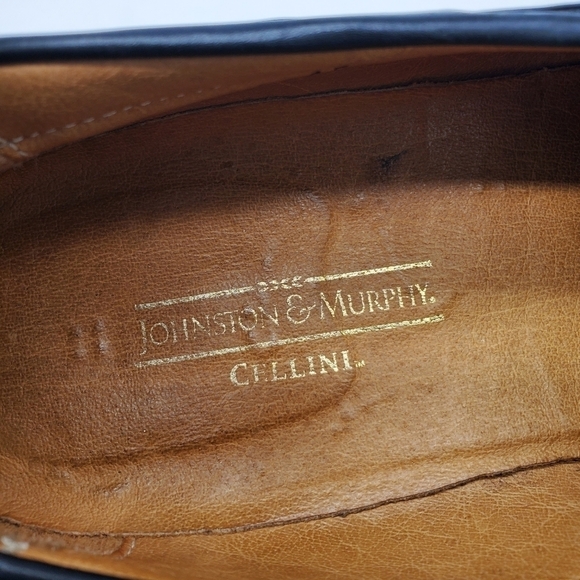 Johnston & Murphy Cellini Kiltie Tassel Loafers Men 11M Dress Shoes Black main image 6
